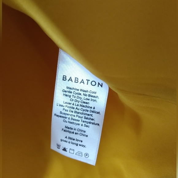Babaton Aritzia yellow/gold Blouse - Picture 4 of 4